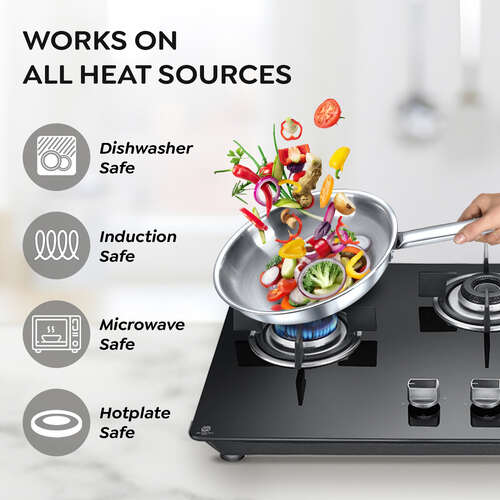 Prestige Tri-Ply Stainless Steel Cookware Set – 3 Piece BYK