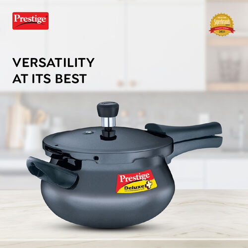 Prestige Deluxe Plus Hard Anodised Handi Pressure Cooker