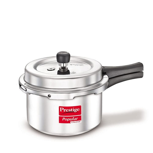 Prestige Popular Svachh Virgin Aluminium Spillage Control Pressure Cooker