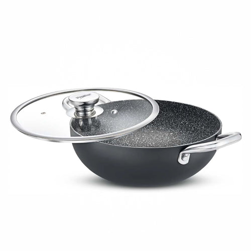 Prestige Durastone Hard Anodised Non-Stick Cookware Deep Kadai