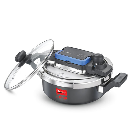 Prestige Svachh Flip-On Mini Pressure Cooker with Glass Lid