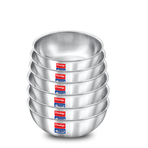 Prestige Tri-Ply Tasla Kadai 6 Pc Set with Free Pakkad