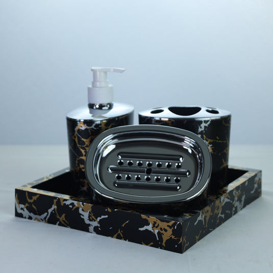 Liza Classic Bathroom Accessories 4 Pcs Set