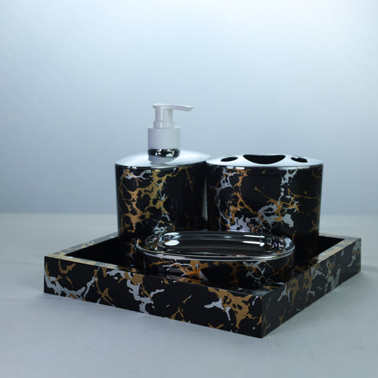 Liza Classic Bathroom Accessories 4 Pcs Set