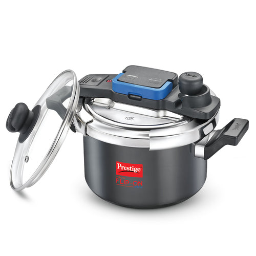 Prestige Svachh Flip-On Mini Pressure Cooker with Glass Lid