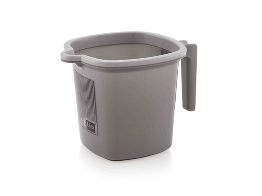 Liza Opera 3-Piece Bathroom Set - Bucket, Mug, and Stool for a Stylish and Functional Bathroom Experience