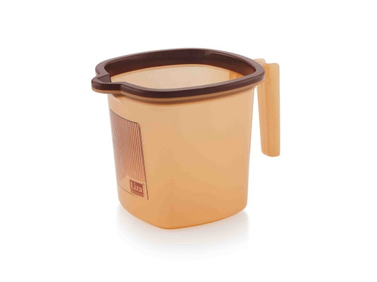 Liza Opera 3-Piece Bathroom Set - Bucket, Mug, and Stool for a Stylish and Functional Bathroom Experience