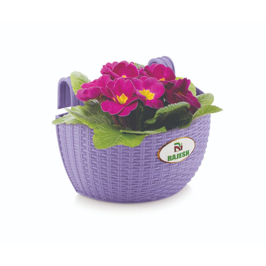 Janta Plastic Jasmine Balcony Pots Multicolor