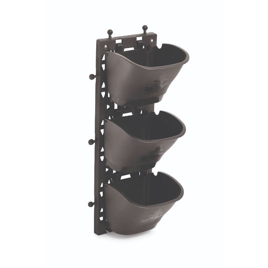 Janta Plastic Verticle Garden Pot 3 Pcs Set