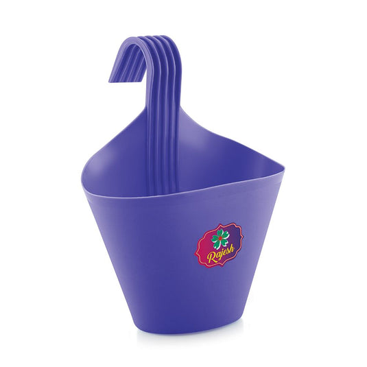 Janta Plastic Balcony Pot Multicolor