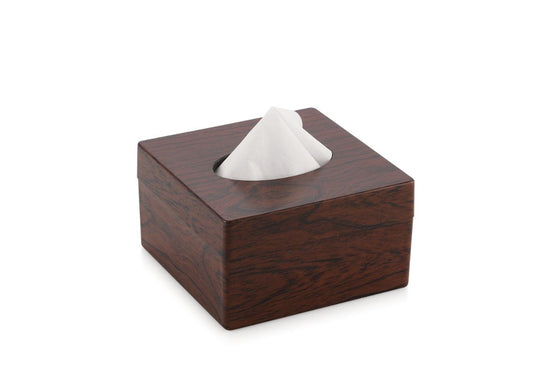Liza Alpine Small Tissue Box - Compact and Elegant Tissue Holder with Modern Design for Home and Office Use
