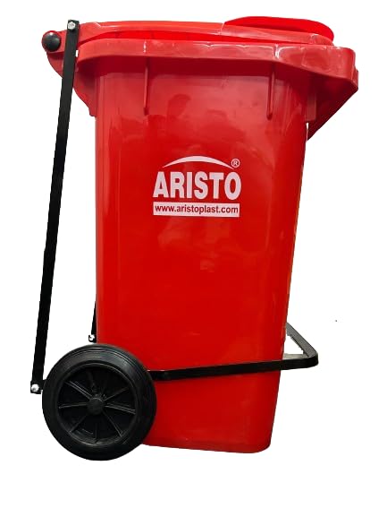 Aristo Wheel Waste Bin with Pedal Multicolor