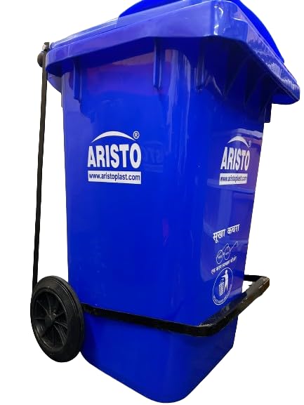 Aristo Wheel Waste Bin with Pedal Multicolor
