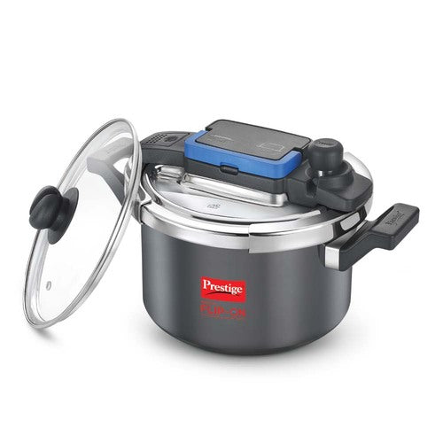 Prestige Svachh Flip-On Mini Pressure Cooker with Glass Lid
