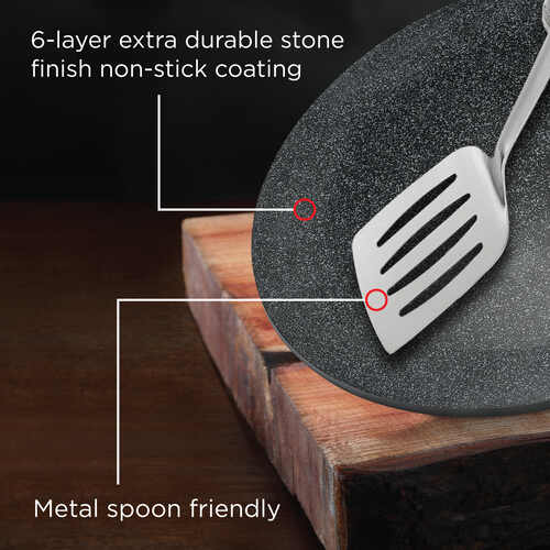 Prestige Durastone Hard Anodised Non-Stick Cookware Dosa Tawa