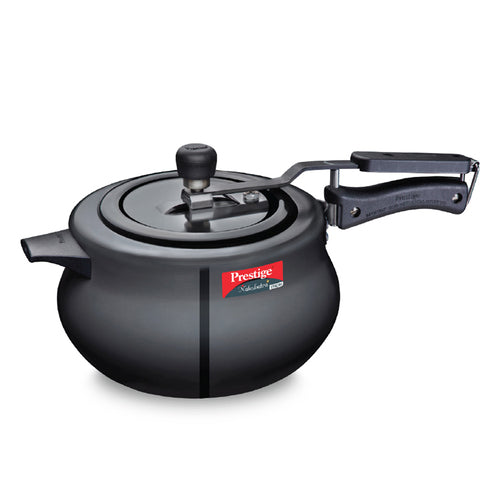 Prestige Nakshatra Plus Svachh Hard Anodised Aluminium Spillage Control Handi Pressure Cooker