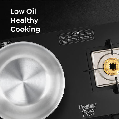 Prestige Tri-Ply Splendid Tasla with Stainless Steel Lid – Deep Cooking Kadhai