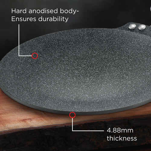 Prestige Durastone Hard Anodised Non-Stick Cookware Dosa Tawa
