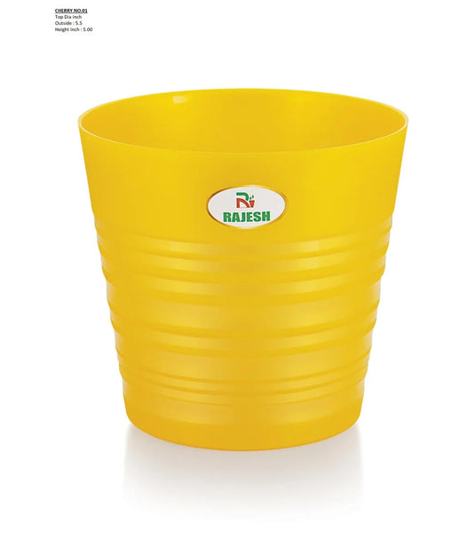 Janta Plastic Cherry Planters Multicolor
