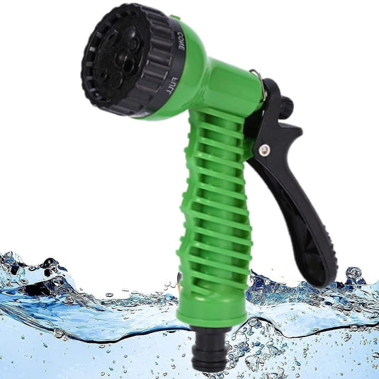Janta Plastics Multi-Function 7-in-1 Water Spray Nozzle with Adjustable Spray Patterns for Versatile Lawn, Garden, and Outdoor Cleaning Tasks