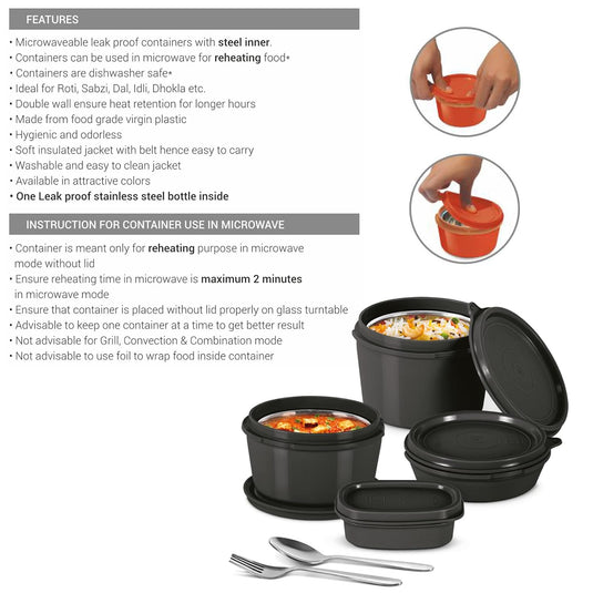 Milton Savor Lunch Stainless Steel Containers