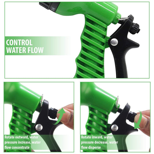 Janta Plastics Multi-Function 7-in-1 Water Spray Nozzle with Adjustable Spray Patterns for Versatile Lawn, Garden, and Outdoor Cleaning Tasks