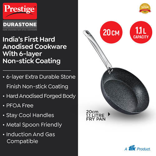 Prestige Durastone Hard Anodised 6 Layer Non-Stick Fry Pan