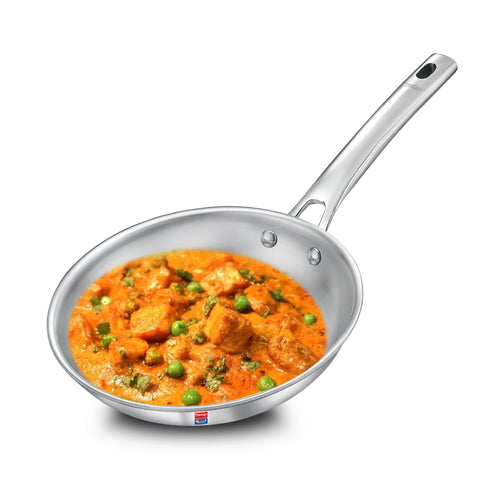 Prestige Tri-Ply Splendid Fry Pan – Premium Stainless Steel Cookware