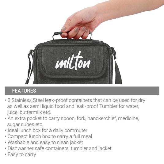 Milton Steel Combi Lunchbox