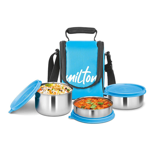 Milton Tasty Lunch Combo Steel Tiffin