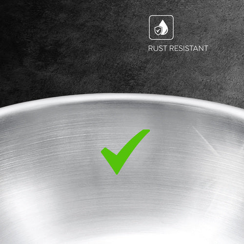 Prestige Tri-Ply Tasla Kadai 6 Pc Set with Free Pakkad