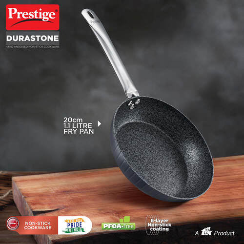 Prestige Durastone Hard Anodised 6 Layer Non-Stick Fry Pan