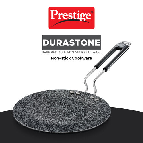 Prestige Durastone Hard Anodised 6 Layer Non-Stick Concave Tawa