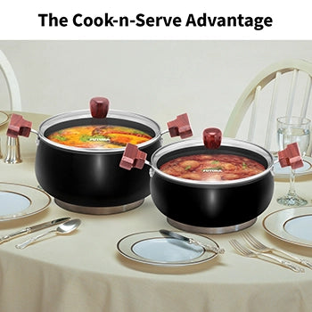 Hawkins Hard Anodised Cook-n-Serve Handi