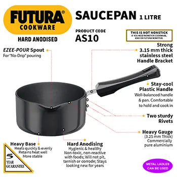 Hawkins Hard Anodised Saucepan