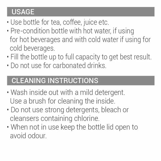 Milton Aura Thermosteel Bottle