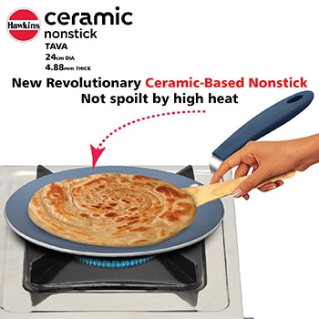 Hawkins Ceramic Nonstick Tava – Heavy-Duty, Even Heating Cookware