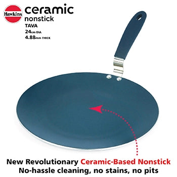Hawkins Ceramic Nonstick Tava – Heavy-Duty, Even Heating Cookware