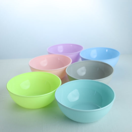 Shreeji Mixing Bowl Multi Color 6 Pcs Set