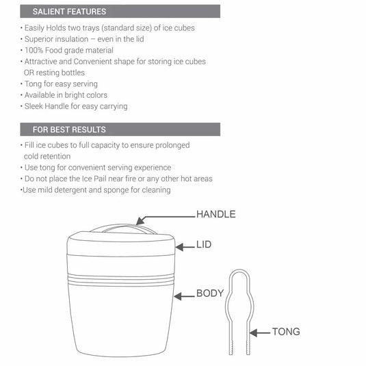 Milton Polar Ice Storage Pail