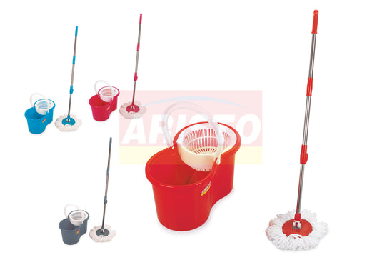 Aristo Super Spin Mop Bucket Multicolor