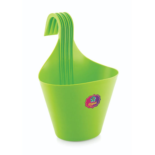 Janta Plastic Balcony Pot Multicolor