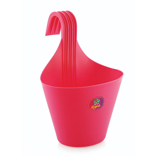 Janta Plastic Balcony Pot Multicolor