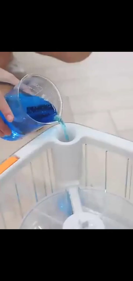 Janta Plastics PrimeSpin 360° Ultra-Efficient Spin Mop with Hands-Free Wringing and Advanced Microfiber Technology for Easy Floor Cleaning