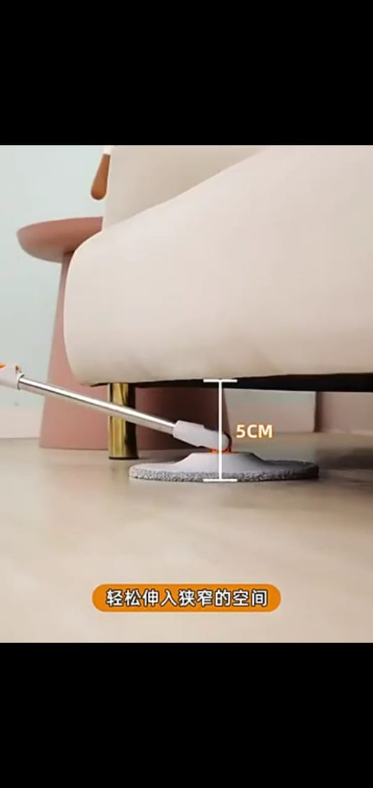 Janta Plastics PrimeSpin 360° Ultra-Efficient Spin Mop with Hands-Free Wringing and Advanced Microfiber Technology for Easy Floor Cleaning