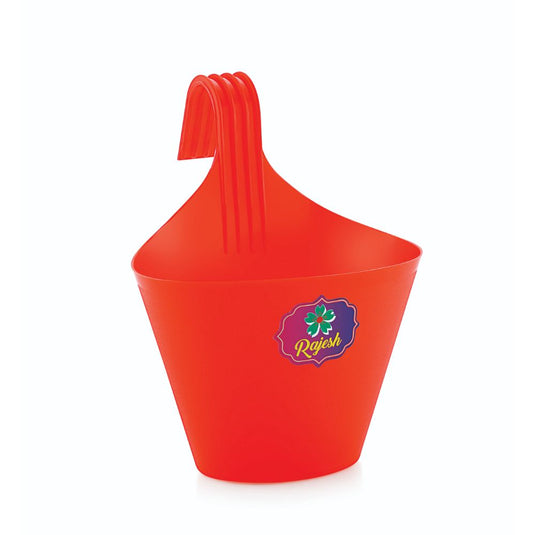 Janta Plastic Balcony Pot Multicolor