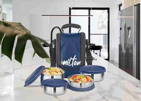 Milton Tasty Lunch Combo Steel Tiffin
