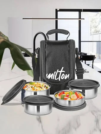 Milton Tasty Lunch Combo Steel Tiffin