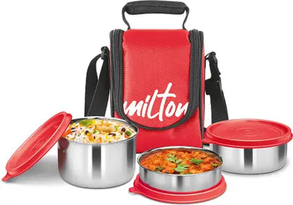 Milton Tasty Lunch Combo Steel Tiffin