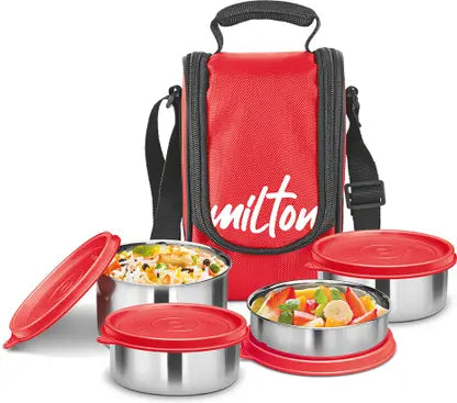 Milton Tasty Lunch Combo Steel Tiffin